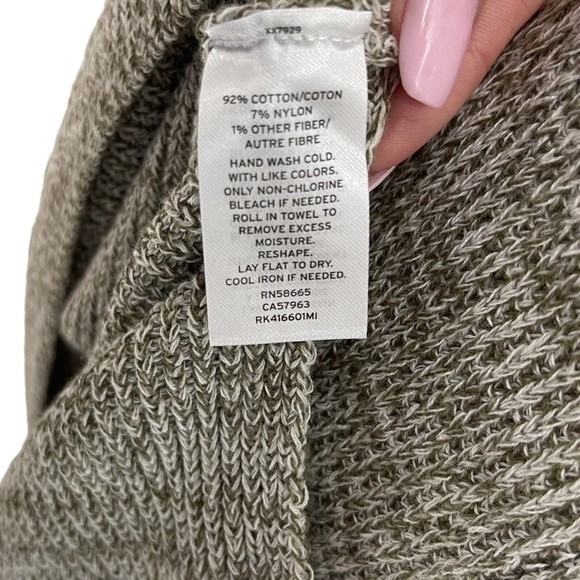 Susina Petite Womens Midi Sweater Dress Medium PM Sleeveless Marled Casual - Picture 7 of 7